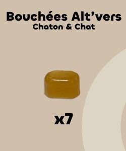 Bouchées Alt’vers antiparasitaires Chat BIO, 7 monodoses
